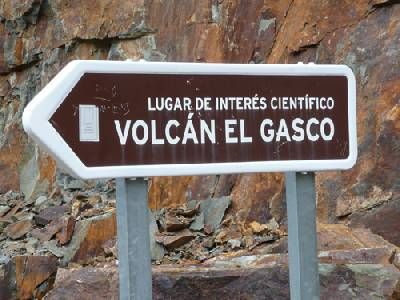 Volcán del Gasco lugar de interés cientifico